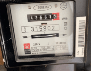 Enkele analoge meter